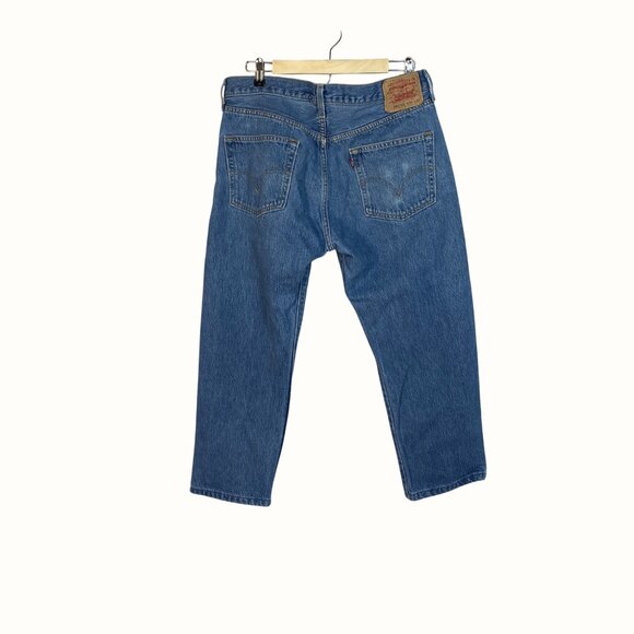 Levis Vintage 501XX Original Fit Button-Fly Jeans 36 x 30  Blue Denim - Picture 2 of 14